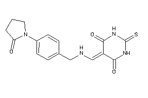5-[[[4-(2-ketopyrrolidino)benzyl]amino]methylene]-2-thioxo-hexahydropyrimidine-4,6-quinone
