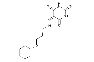 5-[[3-(cyclohexoxy)propylamino]methylene]-2-thioxo-hexahydropyrimidine-4,6-quinone