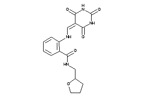 Image of N-(tetrahydrofurfuryl)-2-[(2,4,6-triketohexahydropyrimidin-5-ylidene)methylamino]benzamide