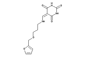 5-[[3-(2-furfuryloxy)propylamino]methylene]-2-thioxo-hexahydropyrimidine-4,6-quinone