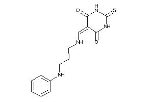 5-[(3-anilinopropylamino)methylene]-2-thioxo-hexahydropyrimidine-4,6-quinone