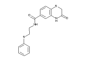 3-keto-N-[2-(phenylthio)ethyl]-4H-1,4-benzothiazine-6-carboxamide