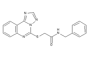 Image of N-benzyl-2-([1,2,4]triazolo[1,5-c]quinazolin-5-ylthio)acetamide