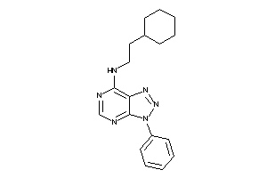 2-cyclohexylethyl-(3-phenyltriazolo[4,5-d]pyrimidin-7-yl)amine