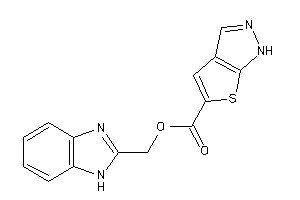 1H-thieno[2,3-c]pyrazole-5-carboxylic Acid 1H-benzimidazol-2-ylmethyl Ester