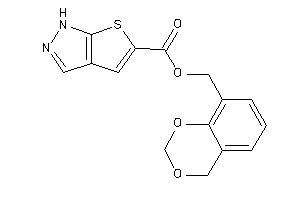 1H-thieno[2,3-c]pyrazole-5-carboxylic Acid 4H-1,3-benzodioxin-8-ylmethyl Ester