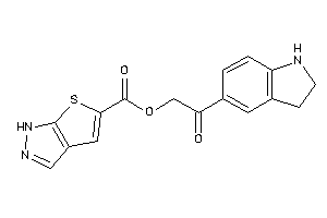 1H-thieno[2,3-c]pyrazole-5-carboxylic Acid (2-indolin-5-yl-2-keto-ethyl) Ester