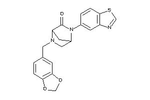 Image of 5-(1,3-benzothiazol-5-yl)-2-piperonyl-2,5-diazabicyclo[2.2.1]heptan-6-one