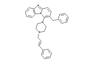2-benzyl-1-(4-cinnamylpiperazino)pyrido[1,2-a]benzimidazole
