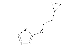 Image of 2-(2-cyclopropylethylthio)-1,3,4-thiadiazole