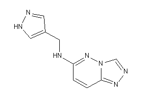 1H-pyrazol-4-ylmethyl([1,2,4]triazolo[3,4-f]pyridazin-6-yl)amine