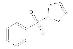 Cyclopent-3-en-1-ylsulfonylbenzene