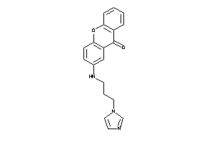 2-(3-imidazol-1-ylpropylamino)xanthone