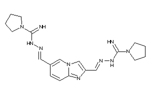 N-[[6-[(pyrrolidine-1-carboximidoylhydrazono)methyl]imidazo[1,2-a]pyridin-2-yl]methyleneamino]pyrrolidine-1-carboxamidine
