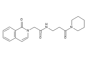 2-(1-keto-2-isoquinolyl)-N-(3-keto-3-piperidino-propyl)acetamide