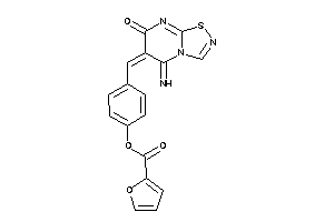Furan-2-carboxylic Acid [4-[(5-imino-7-keto-[1,2,4]thiadiazolo[4,5-a]pyrimidin-6-ylidene)methyl]phenyl] Ester