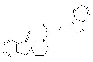 1'-[3-(2H-indol-3-yl)propanoyl]spiro[indane-2,3'-piperidine]-1-one