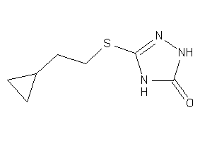 Image of 3-(2-cyclopropylethylthio)-1,4-dihydro-1,2,4-triazol-5-one