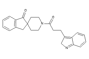 1'-[3-(2H-indol-3-yl)propanoyl]spiro[indane-2,4'-piperidine]-1-one