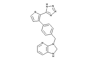 3-[4-[2-(1H-tetrazol-5-yl)-3-furyl]benzyl]-1,2-dihydroimidazo[4,5-b]pyridine