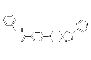 N-benzyl-4-(3-phenyl-1-oxa-2,8-diazaspiro[4.5]dec-2-en-8-yl)benzamide