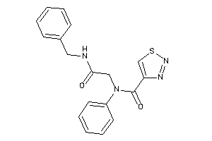N-[2-(benzylamino)-2-keto-ethyl]-N-phenyl-thiadiazole-4-carboxamide