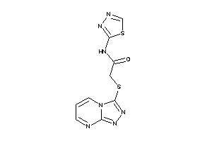 Image of N-(1,3,4-thiadiazol-2-yl)-2-([1,2,4]triazolo[4,3-a]pyrimidin-3-ylthio)acetamide