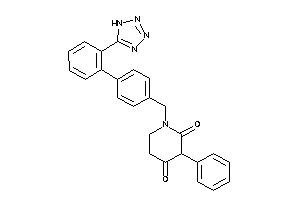 3-phenyl-1-[4-[2-(1H-tetrazol-5-yl)phenyl]benzyl]piperidine-2,4-quinone