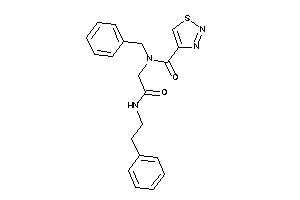N-benzyl-N-[2-keto-2-(phenethylamino)ethyl]thiadiazole-4-carboxamide
