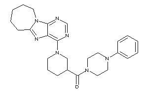 (4-phenylpiperazino)-[1-(7,8,9,10-tetrahydro-6H-purino[9,8-a]azepin-4-yl)-3-piperidyl]methanone