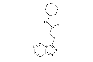 Image of N-cyclohexyl-2-([1,2,4]triazolo[3,4-f]pyrimidin-3-ylthio)acetamide