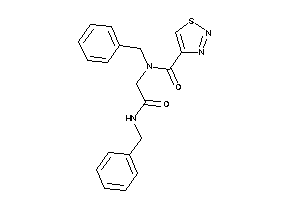Image of N-benzyl-N-[2-(benzylamino)-2-keto-ethyl]thiadiazole-4-carboxamide