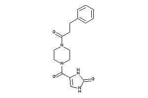 4-(4-hydrocinnamoylpiperazine-1-carbonyl)-4-imidazolin-2-one