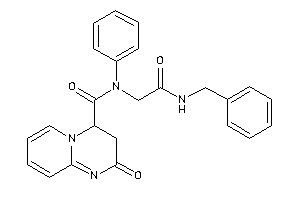 N-[2-(benzylamino)-2-keto-ethyl]-2-keto-N-phenyl-3,4-dihydropyrido[1,2-a]pyrimidine-4-carboxamide