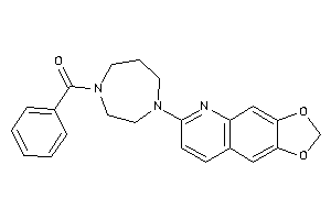 Image of [4-([1,3]dioxolo[4,5-g]quinolin-6-yl)-1,4-diazepan-1-yl]-phenyl-methanone