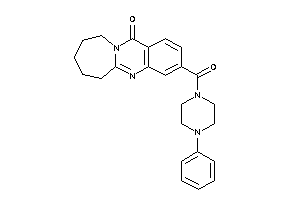 Image of 3-(4-phenylpiperazine-1-carbonyl)-7,8,9,10-tetrahydro-6H-azepino[2,1-b]quinazolin-12-one