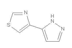 4-(1H-pyrazol-5-yl)thiazole