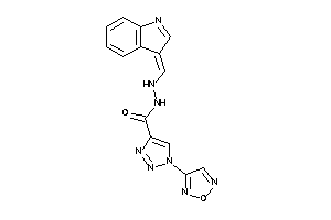 1-furazan-3-yl-N'-(indol-3-ylidenemethyl)triazole-4-carbohydrazide