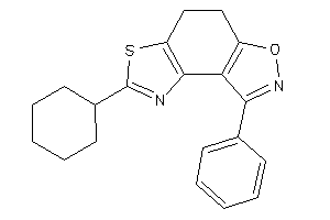 2-cyclohexyl-8-phenyl-4,5-dihydrothiazolo[4,5-e]indoxazene