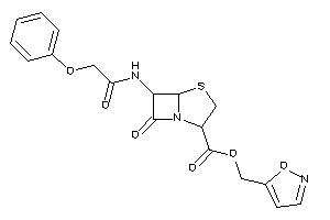 7-keto-6-[(2-phenoxyacetyl)amino]-4-thia-1-azabicyclo[3.2.0]heptane-2-carboxylic Acid Isoxazol-5-ylmethyl Ester