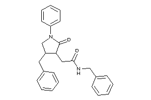 N-benzyl-2-(4-benzyl-2-keto-1-phenyl-pyrrolidin-3-yl)acetamide