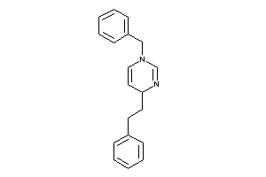 1-benzyl-4-phenethyl-4H-pyrimidine