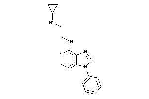 Cyclopropyl-[2-[(3-phenyltriazolo[4,5-d]pyrimidin-7-yl)amino]ethyl]amine