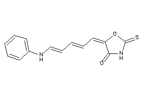Image of 5-(5-anilinopenta-2,4-dienylidene)-2-thioxo-oxazolidin-4-one