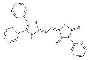 5-[2-(4,5-diphenyl-4-thiazolin-2-ylidene)ethylidene]-3-phenyl-2-thioxo-thiazolidin-4-one