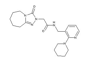 2-(3-keto-6,7,8,9-tetrahydro-5H-[1,2,4]triazolo[4,3-a]azepin-2-yl)-N-[(2-piperidino-3-pyridyl)methyl]acetamide