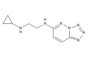 Image of Cyclopropyl-[2-(tetrazolo[5,1-f]pyridazin-6-ylamino)ethyl]amine