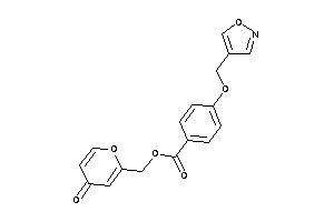 4-(isoxazol-4-ylmethoxy)benzoic Acid (4-ketopyran-2-yl)methyl Ester