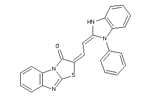 2-[2-(3-phenyl-1H-benzimidazol-2-ylidene)ethylidene]thiazolo[3,2-a]benzimidazol-1-one