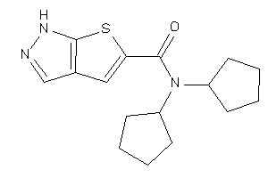 N,N-dicyclopentyl-1H-thieno[2,3-c]pyrazole-5-carboxamide